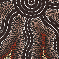 Aboriginal Artwork by Stephanie Napurrurla Nelson, Pamapardu Jukurrpa (Flying Ant Dreaming) - Wapurtali, 122x91cm