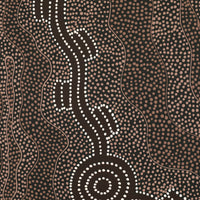 Aboriginal Artwork by Stephanie Napurrurla Nelson, Janganpa Jukurrpa (Brush-tail Possum Dreaming) - Mawurrji, 76x76cm