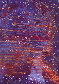 Aboriginal Artwork by Steven Jupurrurla Nelson, Janganpa Jukurrpa (Brush-tail Possum Dreaming) - Mawurrji, 152x107cm