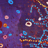 Aboriginal Artwork by Steven Jupurrurla Nelson, Janganpa Jukurrpa (Brush-tail Possum Dreaming) - Mawurrji, 152x107cm