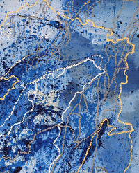 Aboriginal Artwork by Steven Jupurrurla Nelson, Janganpa Jukurrpa (Brush-tail Possum Dreaming) - Mawurrji, 122x107cm