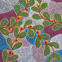 Aboriginal Artwork by Michelle Inkamala, Ili (Desert fig tree) 120x60cm