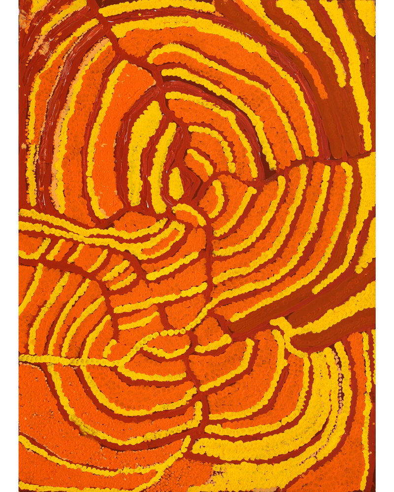 Aboriginal Artwork by Susie Prince, Untitled, 91x66cm