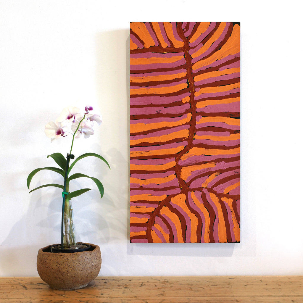 Aboriginal Artwork by Susie Prince, Untitled, 61x30cm