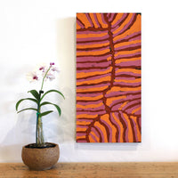 Aboriginal Artwork by Susie Prince, Untitled, 61x30cm