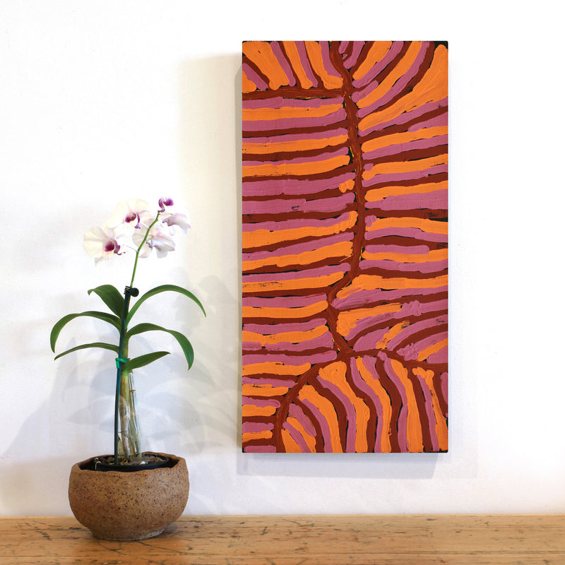 Aboriginal Artwork by Susie Prince, Untitled, 61x30cm