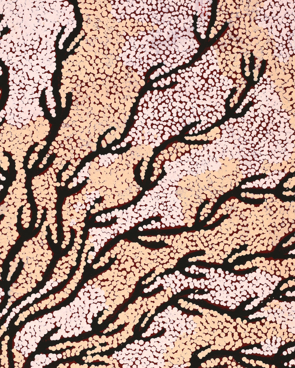 Aboriginal Artwork by Susie Nangala Watson, Mina Mina Dreaming, 61x46cm