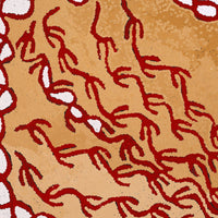 Aboriginal Artwork by Susie Nangala Watson, Mina Mina Dreaming, 61x61cm