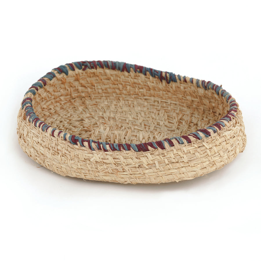 Aboriginal Artwork by Suzanne Armstrong - 31cm Tjanpi Basket