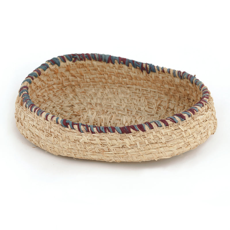 Aboriginal Artwork by Suzanne Armstrong - 31cm Tjanpi Basket