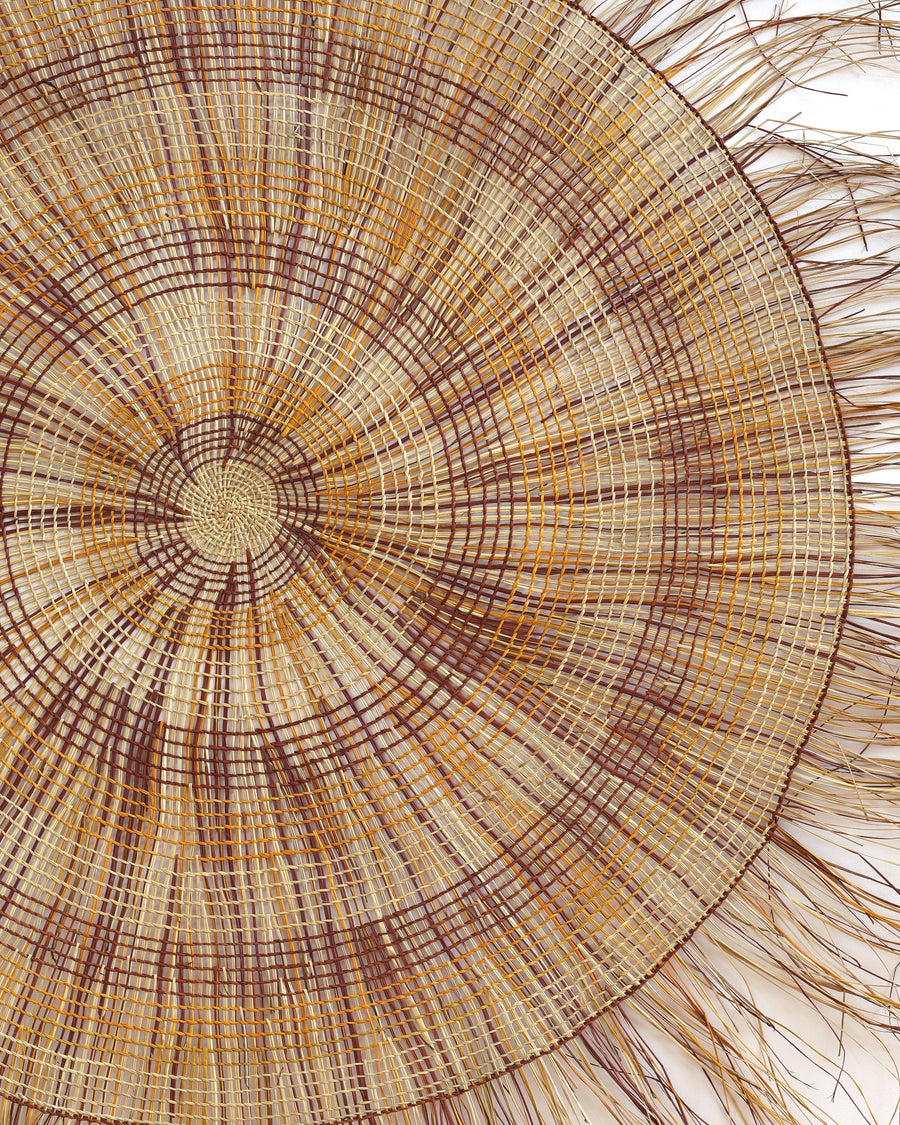 Aboriginal Artwork by Sylvia Marrgawaidj, Woven Mat, 200cm