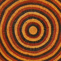 Aboriginal Artwork by Sylvia Marrgawaidj, Woven Mat, 210cm