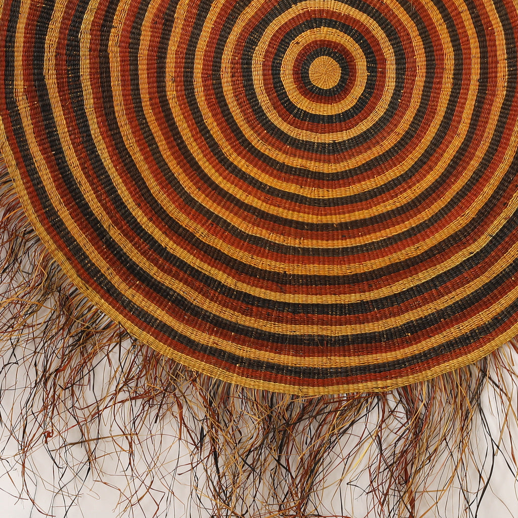 Aboriginal Artwork by Sylvia Marrgawaidj, Woven Mat, 210cm - ART ARK®