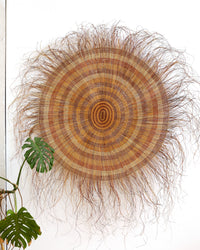 Aboriginal Artwork by Sylvia Marrgawaidj, Woven Mat, 220cm