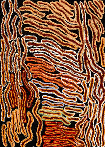 Aboriginal Artwork by Tjinkuma Wells, Piltati Tjukurpa, 92x66cm - ART ARK®