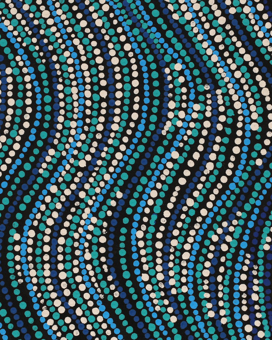 Aboriginal Artwork by Tanisha Fox, Patilpa Tjukurpa, 46x30cm