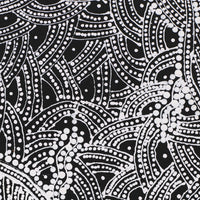 Aboriginal Artwork by Tanya Nungarrayi Collins, Watiya-warnu Jukurrpa (Seed Dreaming), 107x46cm