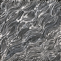 Aboriginal Artwork by Tanya Nungarrayi Collins, Watiya-warnu Jukurrpa (Seed Dreaming), 30x30cm