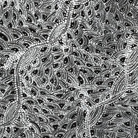 Aboriginal Artwork by Tanya Nungarrayi Collins, Watiya-warnu Jukurrpa (Seed Dreaming), 76x61cm