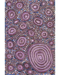 Aboriginal Artwork by Tanya Nungarrayi Collins, Watiya-warnu Jukurrpa (Seed Dreaming), 91x61cm