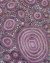 Aboriginal Artwork by Tanya Nungarrayi Collins, Watiya-warnu Jukurrpa (Seed Dreaming), 91x61cm