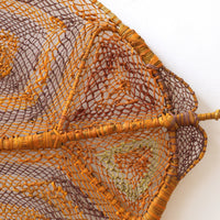 Aboriginal Artwork by Thomasina Dennis, Nawarlah - Brown River Stingray, 162x70cm