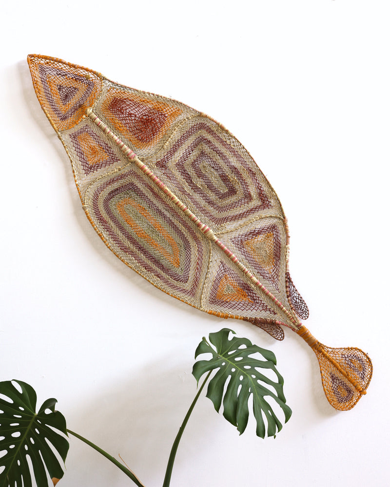 Aboriginal Artwork by Thomasina Dennis, Birlmu or Namarnkorl (Barramundi), 167x59cm