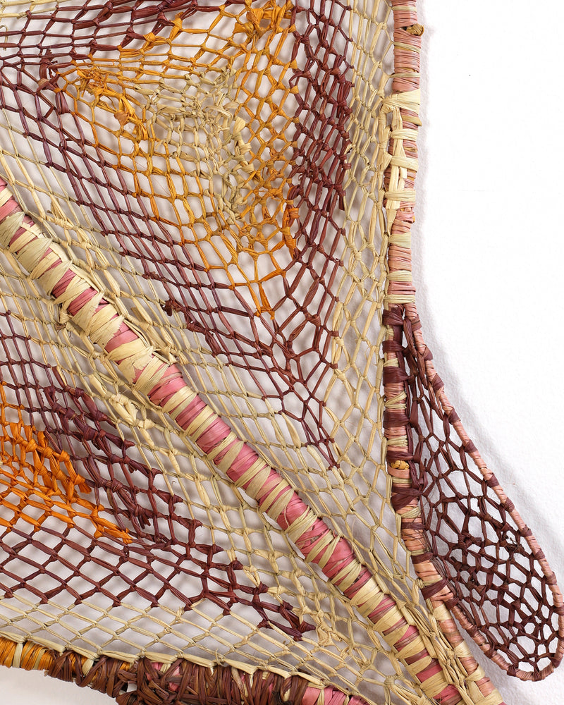 Aboriginal Artwork by Thomasina Dennis, Birlmu or Namarnkorl (Barramundi), 167x59cm
