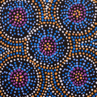 Tina Napangardi Martin, Jintiparnta Jukurrpa (Desert Truffle Dreaming) - Mina Mina, 30x30cm
