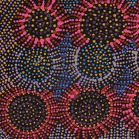 Aboriginal Artwork by Tina Napangardi Martin, Jintiparnta Jukurrpa (Desert Truffle Dreaming) - Mina Mina, 61x30cm