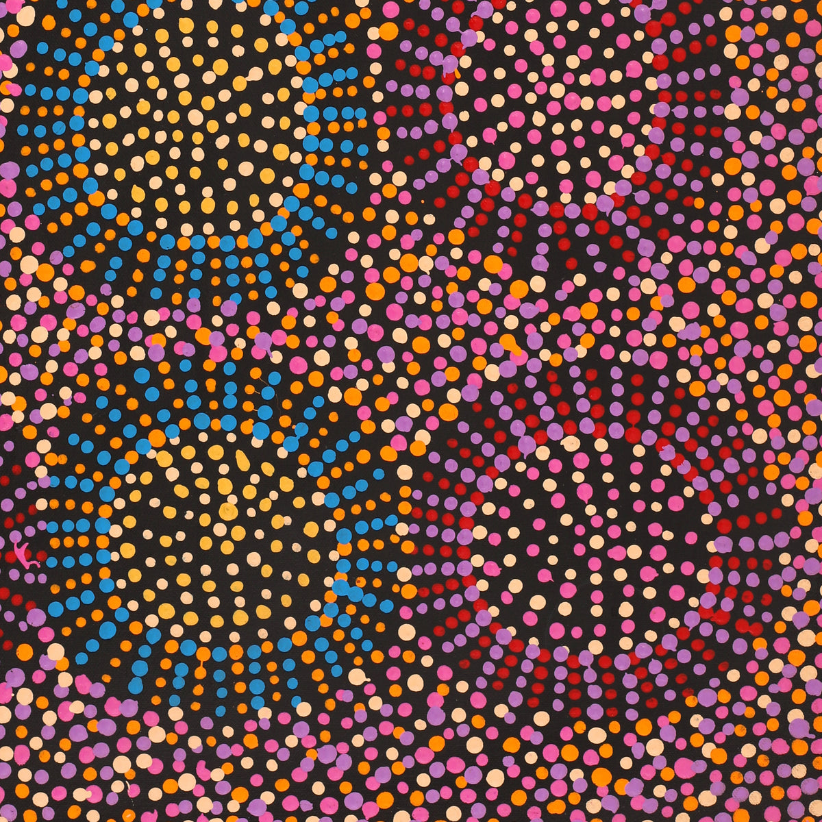 Aboriginal Art by Tina Napangardi Martin, Jintiparnta Jukurrpa (Desert Truffle Dreaming) - Mina Mina, 61x46cm - ART ARK®