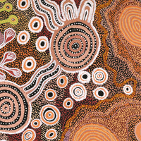 Aboriginal Artwork by Tjaruwa Carolyn Dunn, Piltati Tjukurpa, 125x125cm