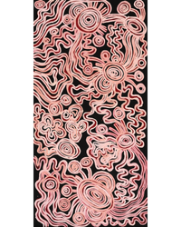 Aboriginal Artwork by Tjimpuna Williams, Piltati Tjukurrpa, 121x61cm