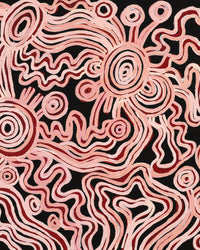 Aboriginal Artwork by Tjimpuna Williams, Piltati Tjukurrpa, 121x61cm
