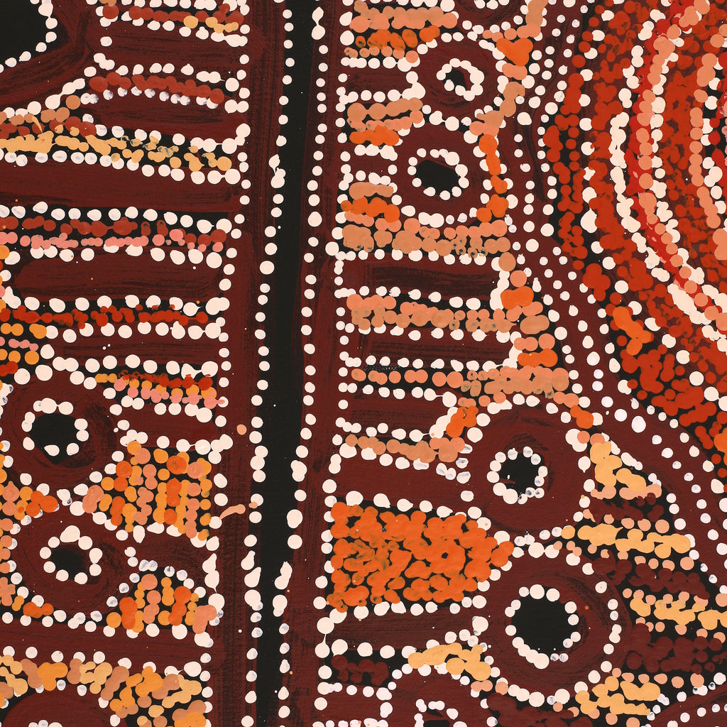 Aboriginal Art by Tjimpuna Williams, Piltati Tjukurpa, 102x71cm - ART ARK®