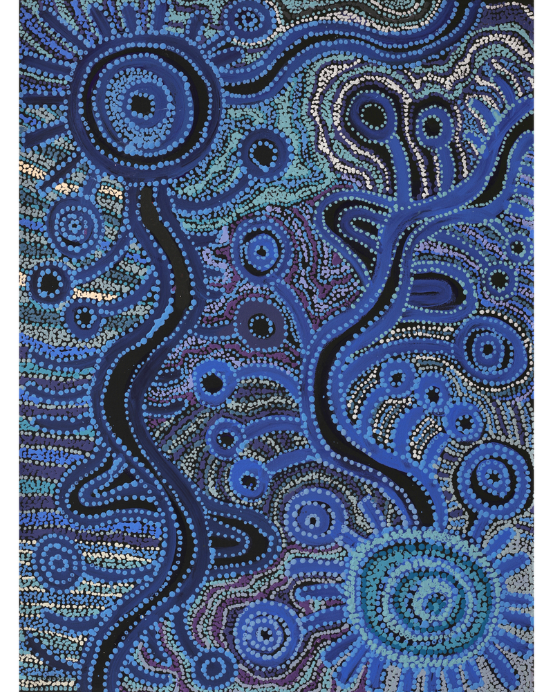 Aboriginal Artwork by Tjimpuna Williams, Piltati Tjukurrpa, 102x76cm
