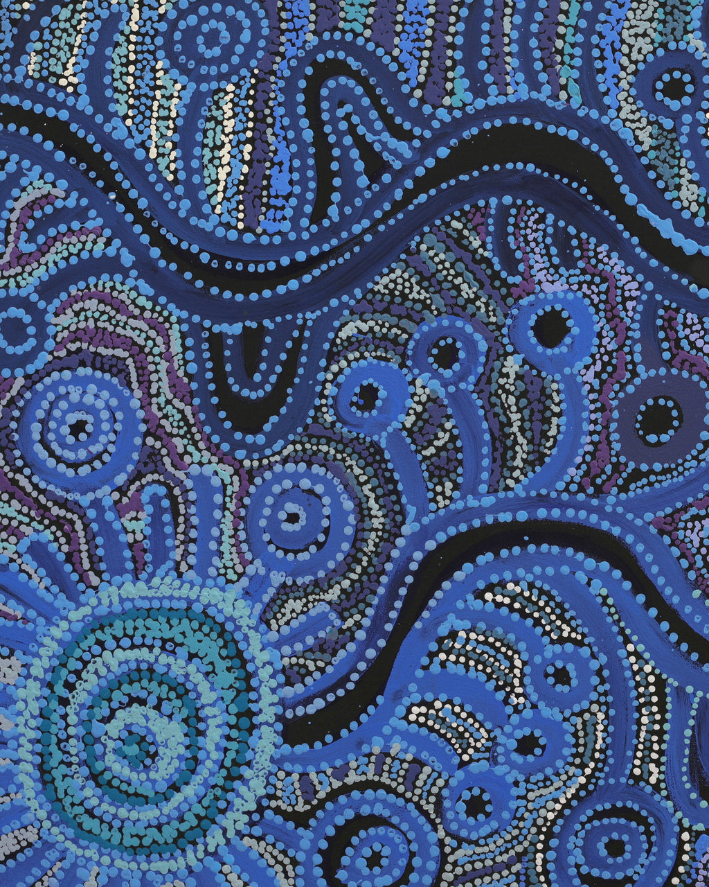 Aboriginal Artwork by Tjimpuna Williams, Piltati Tjukurrpa, 102x76cm