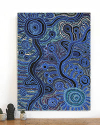 Aboriginal Artwork by Tjimpuna Williams, Piltati Tjukurrpa, 102x76cm