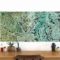 Aboriginal Artwork by Tjimpuna Williams, Piltati Tjukurrpa, 121x61cm