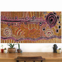Aboriginal Artwork by Tjimpuna Williams, Piltati Tjukurpa, 122x61cm