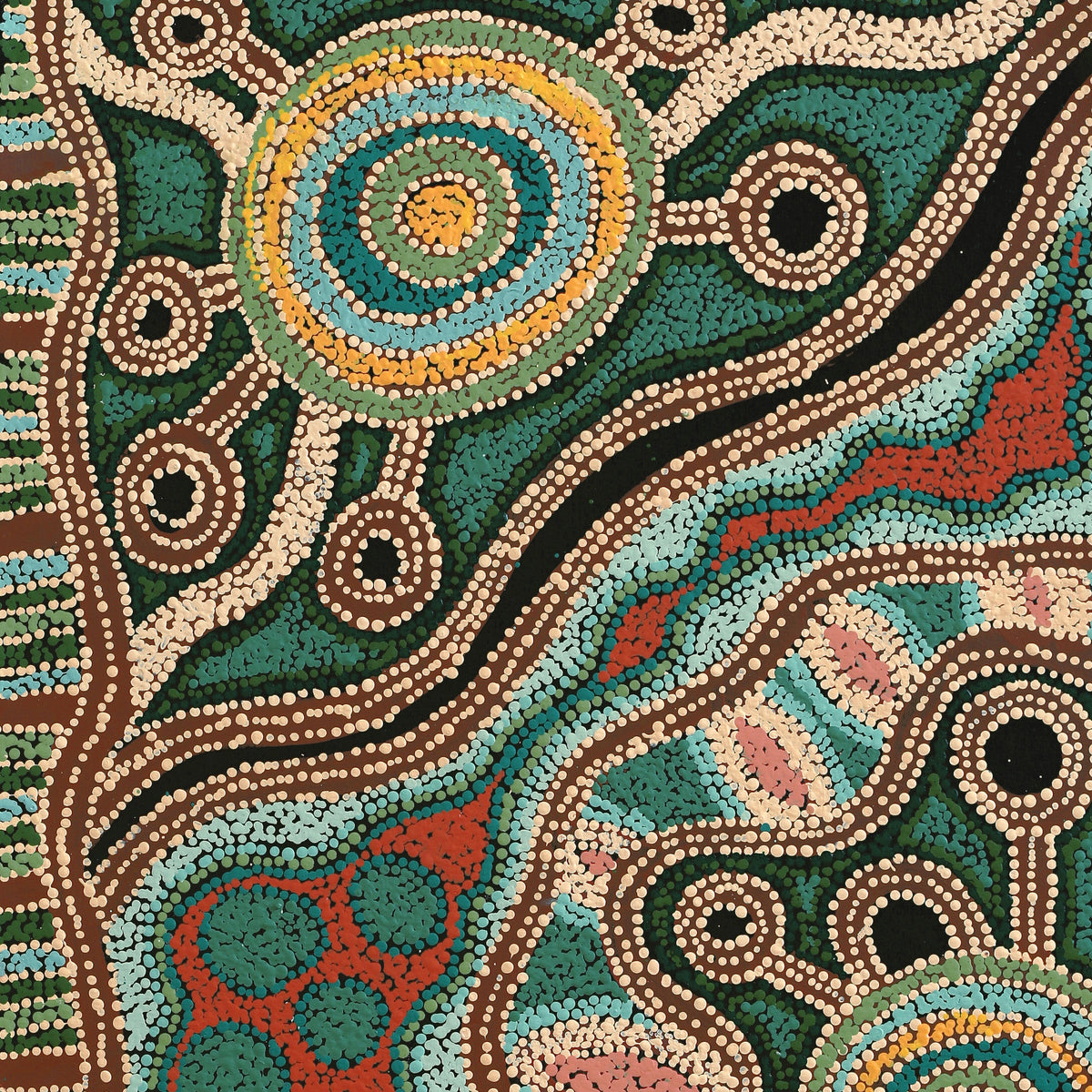 Aboriginal Art by Tjimpuna Williams, Piltati Tjukurpa, 122x61cm - ART ARK®