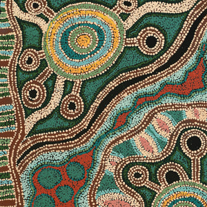 Aboriginal Artwork by Tjimpuna Williams, Piltati Tjukurpa, 122x61cm - ART ARK®