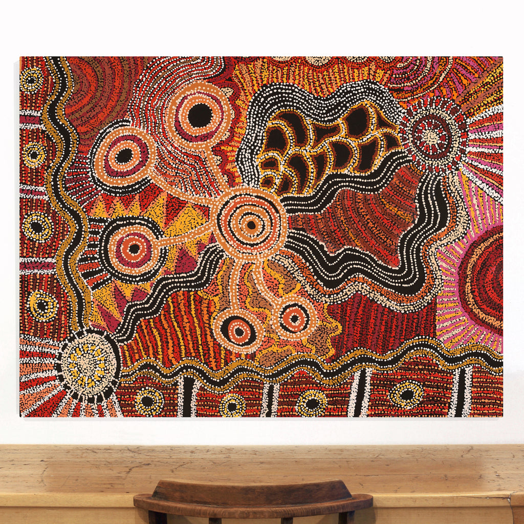 Aboriginal Artwork by Tjimpuna Williams, Piltati Tjukurrpa, 122x91cm