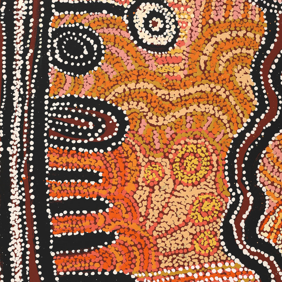 Aboriginal Artwork by Tjimpuna Williams, Piltati Tjukurpa, 220x142cm