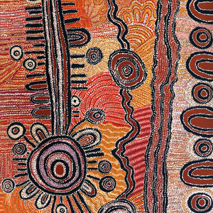 Aboriginal Art by Tjimpuna Williams, Piltati Tjukurpa, 220x143cm - ART ARK®
