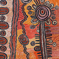 Aboriginal Artwork by Tjimpuna Williams, Piltati Tjukurpa, 220x142cm