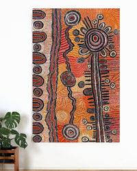 Aboriginal Artwork by Tjimpuna Williams, Piltati Tjukurpa, 220x142cm