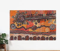 Aboriginal Artwork by Tjimpuna Williams, Piltati Tjukurpa, 220x142cm