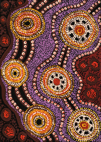Aboriginal Artwork by Tjimpuna Williams, Piltati Tjukurrpa, 60x43cm