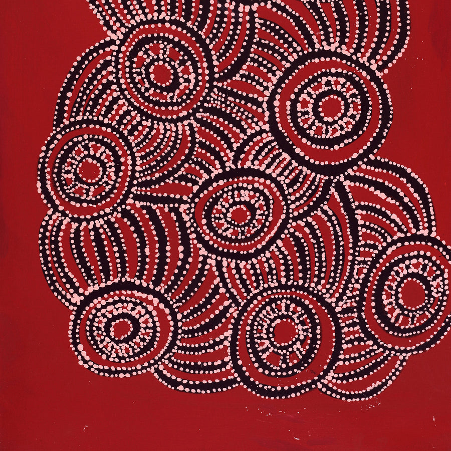 Aboriginal Artwork by Tjimpuna Williams, Tjukula Tjuta, 122x61cm